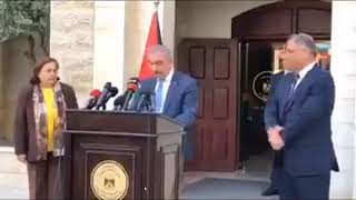 שפת גוף ראש ממשלת פלסטין