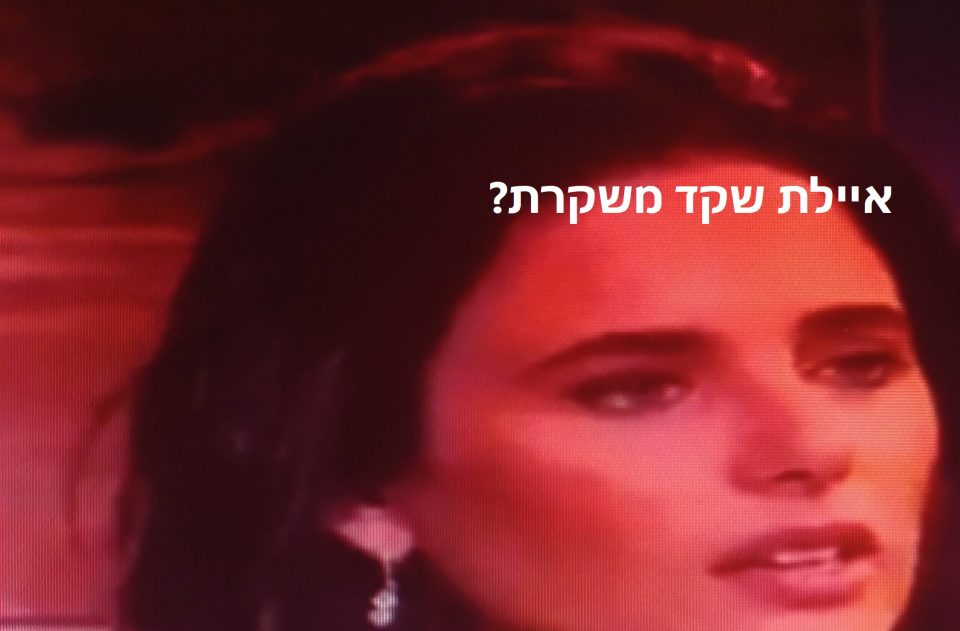 איילת שקד משקרת